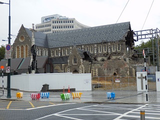 Ruine der Kathedrale von Christchurch