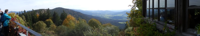 Panorama von der Kötztinger Hütte