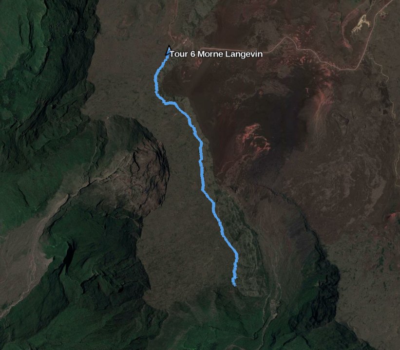 Strecke auf Google Earth