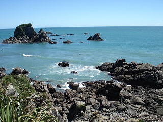 Felsenküste bei Westport