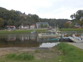 Gierseilfähre bei Rathen