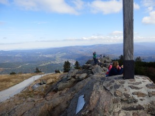 Auf dem Gipfel des Arber