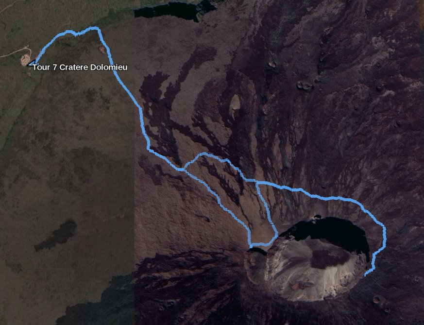 Strecke auf Google Earth