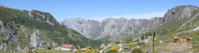 Blick von der Majada auf Picos